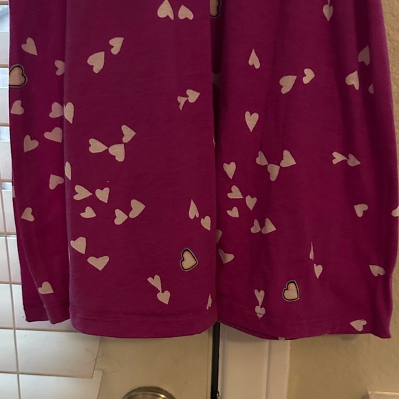 Authentic American Heritage So girls medium size 10 Fuscia with white hearts - Picture 5 of 10